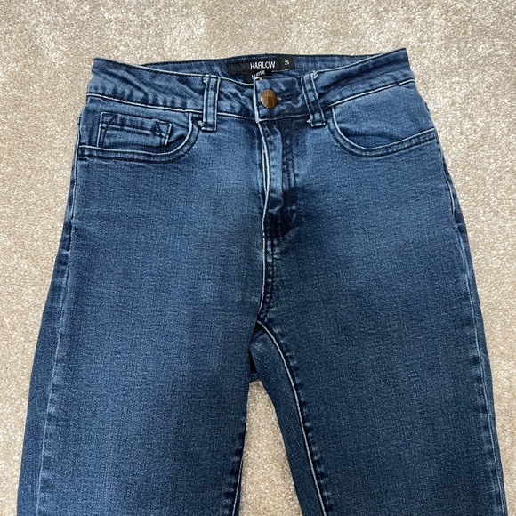 HARLOW HI RISE SKINNY BLUE JEANS SIZE 25 - Picture 3 of 10
